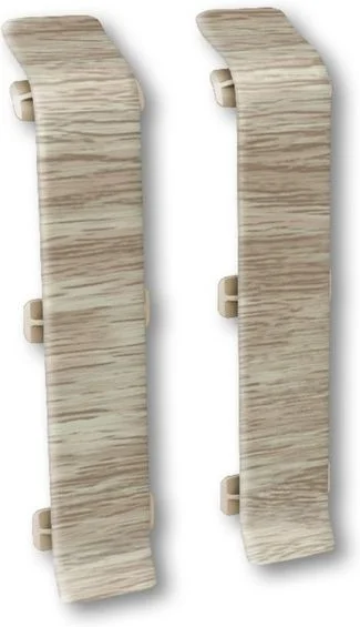 Соединитель к плинтусу 80мм "Лексида" 229 Дуб латте (упак. 20шт)