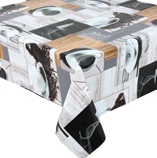 Клеенка ПВХ на нетканной основе Dekorelle Jakline 376, разм. 1,4x20м