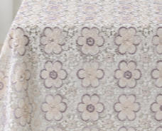 272С Клеенка столовая ПВХ EASY LACE 1,32*22м