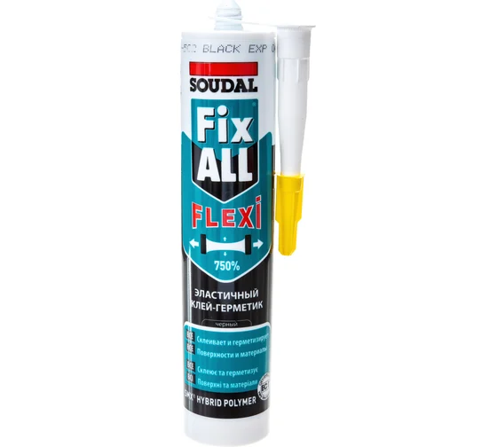 Жидкая резина "SOUDAL"  Fix ALL  FLEXI (эластичный) серый 290мл