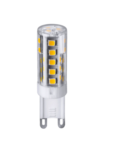 Лампа светодиодная 5.5W G9 4000K 220V AC Ceramics16*49 (LED PREMIUM G9-220V-5.5 W-NW CR) Включай (5)