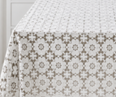 128D Клеенка столовая ПВХ EASY LACE 1,32*22м