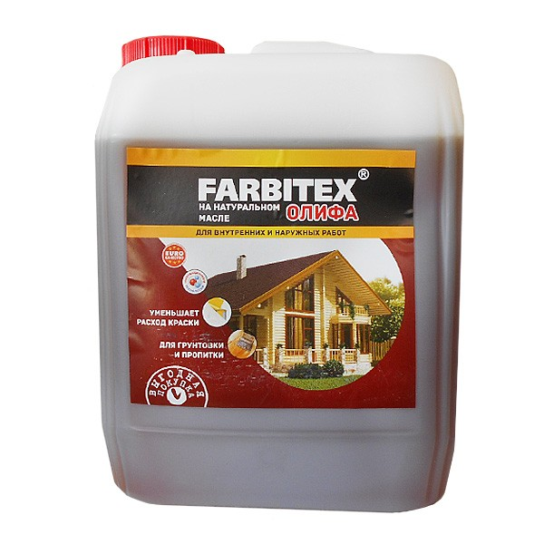Олифа 10л FARBITEX