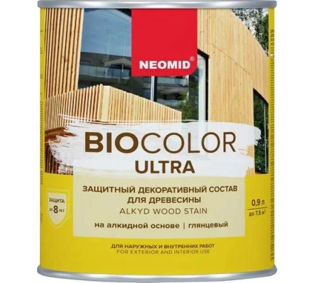 Декоративная пропитка Неомид BIO COLOR Ultra Орегон 9л