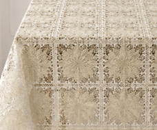 027С Клеенка столовая ПВХ EASY LACE 1,32*22м