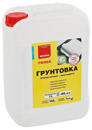 Грунтовка "Неомид Primer 10л. концентрат 1:9 