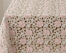 087A Клеенка столовая ПВХ EASY LACE 1,32*22м