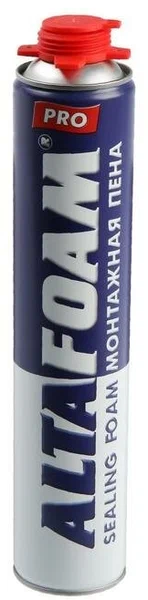 Пена монтажная "ALTAFOAM" профессиональная всесезонная 750мл (16)