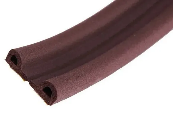 Уплотнитель "KIM TEC" P-профиль, 9*5,5  коричневый, 100 м,(6)