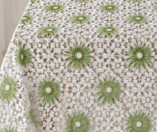 073E Клеенка столовая ПВХ EASY LACE 1,32*22м
