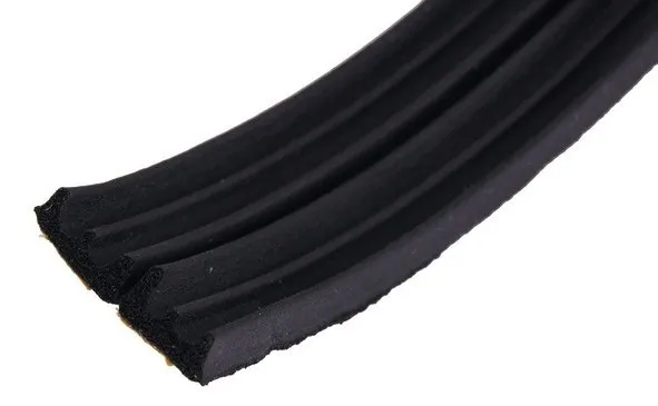 Уплотнитель "KIM TEC" Е-профиль, 9*4  черный, 150 м,(6)