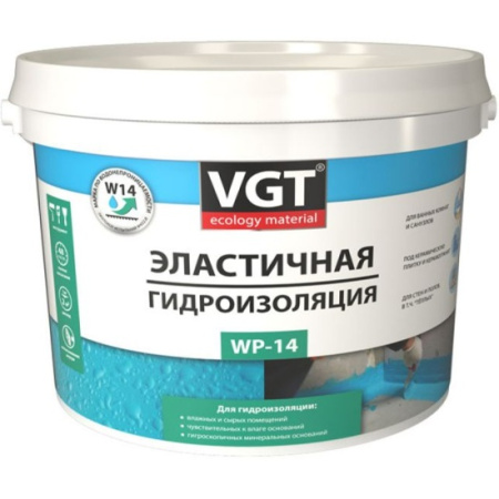 Эластичная гидроизоляция "ВГТ" WP-14 1.3 кг (6 шт)