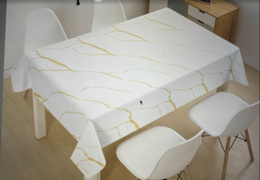 Клеенка ПВХ на тканевой основе Dekorelle Glance 524, разм. 1,4х20м