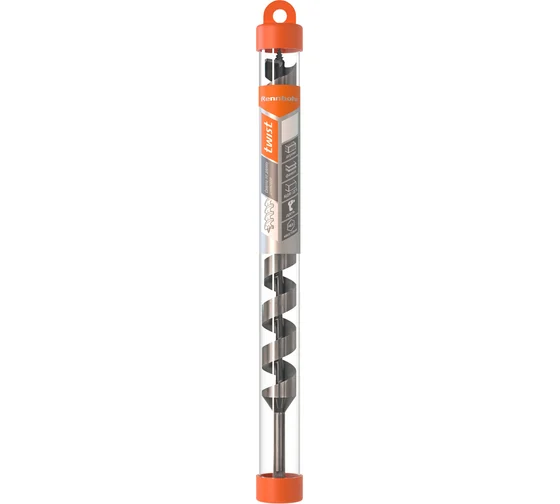 Сверло по дереву балочное шнековое 32x460mm Rennbohr Twist 654632