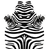 Коврик, разм. 115x150см, Dekorelle "Zebra" VZ002