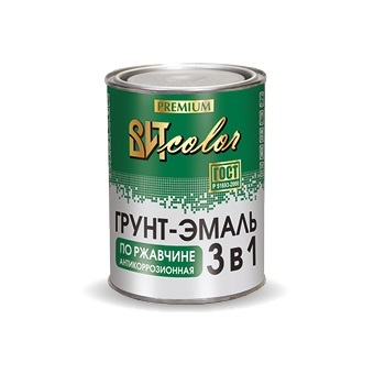 Грунт-эмаль по ржавчине 3в1 желтая ВИТ color 1,8кг