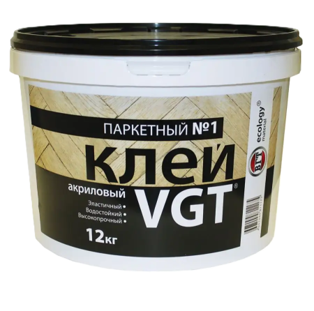 Клей паркетный №1 (для наклеивания натурального паркета) 12кг ВГТ