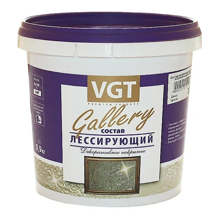 Состав лессирующий "Gallery" полупрозрачный хамелеон ВГТ 0,9кг 