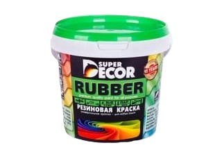 Резиновая краска  "SUPER DECOR" база - А  1кг