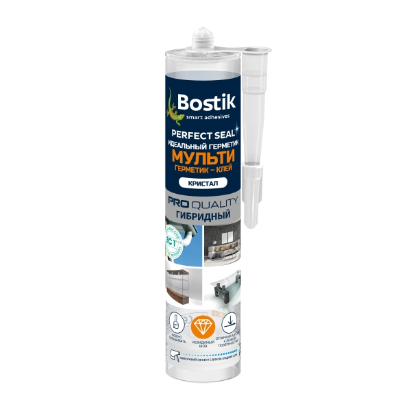 Bostik PerfectSeal клей-герметик МУЛЬТИ серый 300г (Тверь)