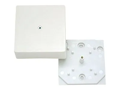 Коробка расп для к/к 75*75*25 белая без клемн 030-030 VKL electric Квадрат