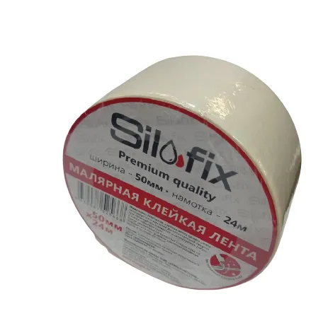 Лента малярная SilFix 50мм*24м (6/36)