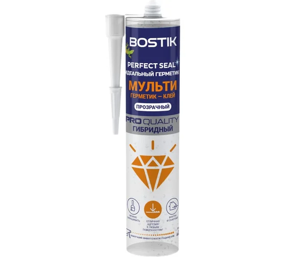 Bostik PerfectSeal клей-герметик МУЛЬТИ прозрачный 300г (Тверь)