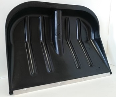 Лопата морозостойкая снеговая №2 ПОЛИКАРБОНАТ (черная) 460*400 D-32  без черенка