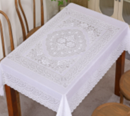 LP-0992U Клеенка ПВХ LACE ажурная 1,20*15м (10 скатертей)