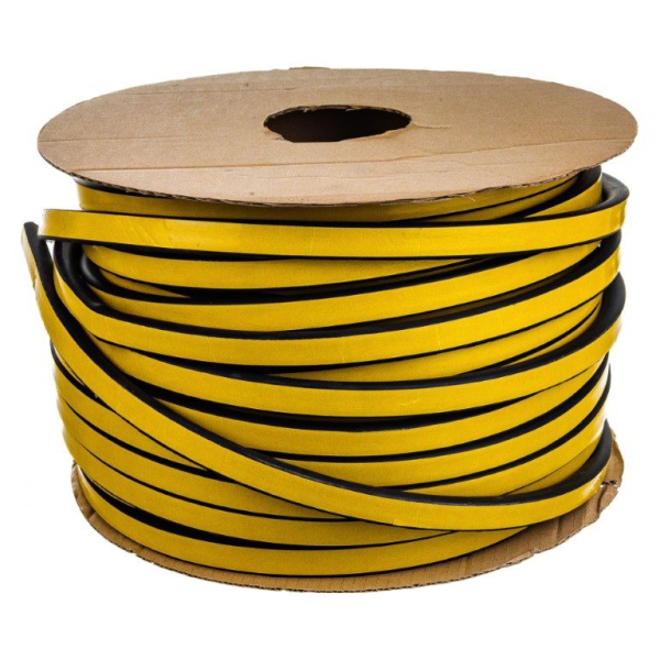 Уплотнитель D50 21х15мм черный "Ultima" Китай (50м)