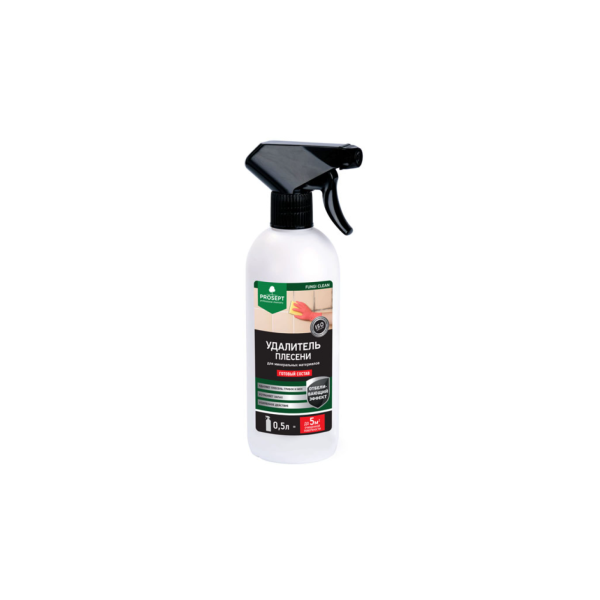 Удалитель плесени "PROSEPT FUNGI CLEAN" готовый состав, 0,5л (12)