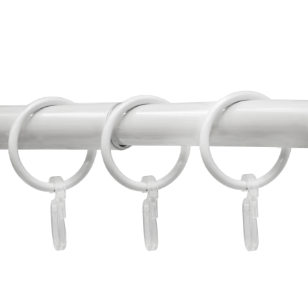 Телескоп.двухряд.карниз, Наконечник Кольцо, Жемчуг, 16/19мм ,160-320см,