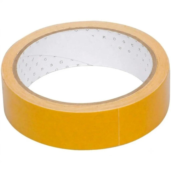 Двухсторонняя клейкая лента DECOR 25 мм*10 м, 185 мкм (99 шт./уп.)