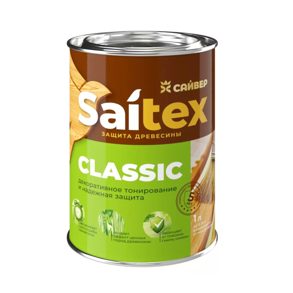 Защита древесины "Saitex Classic" орегон  3л (6)