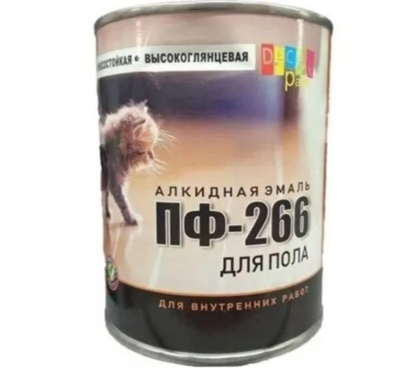ЭмальПФ-266 желто-коричневая "Dekor paint"10кг ССС