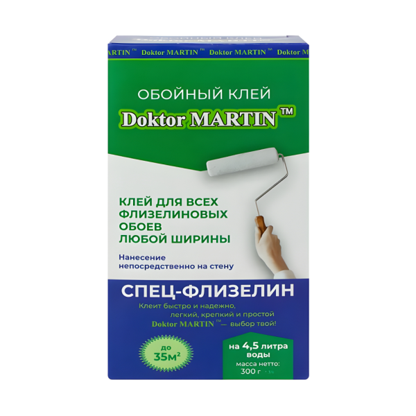 Клей обойный "Doctor MARTIN" флизелиновый 135гр (46)