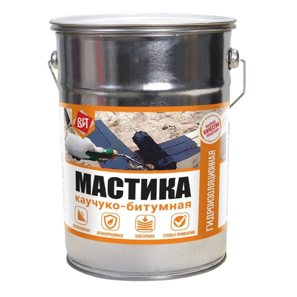 Мастика каучуко-битумная ВИТЕКО 4кг (3)