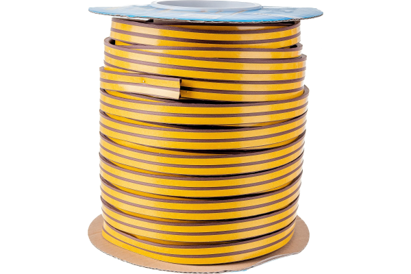 Уплотнитель D 9х7,4мм коричневый "Remontix"/Sila Home Польша (100м)