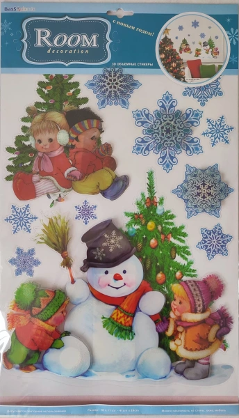 0008 RCX Снеговик х12(48) Стикер