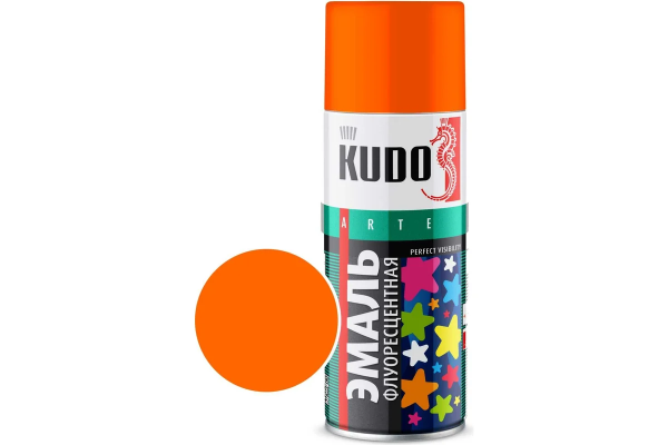 Эмаль флуоресцентная оранжево-желтая "KUDO" KU-1205 (12) CCC