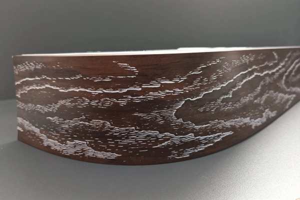 Карниз потолочный 3-х ряд. 2,4м с блендой+повороты "Дублин 70мм" "BroDecor"  №112 ССС