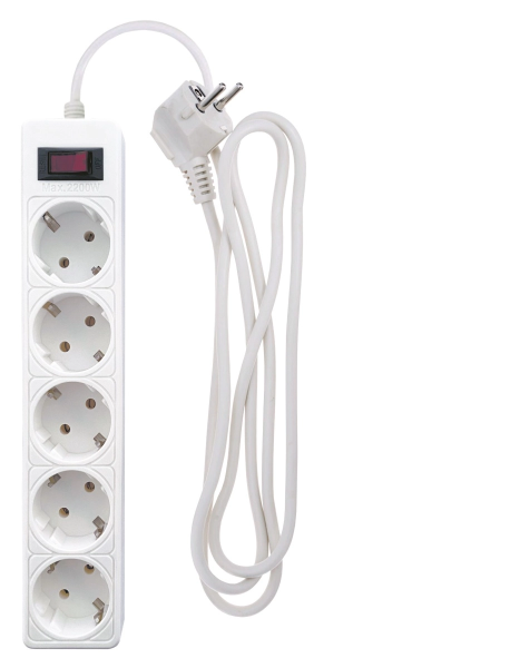 Сет.фильтр 5*1,8м с з/к (белый) TANGO 10А (1/20)