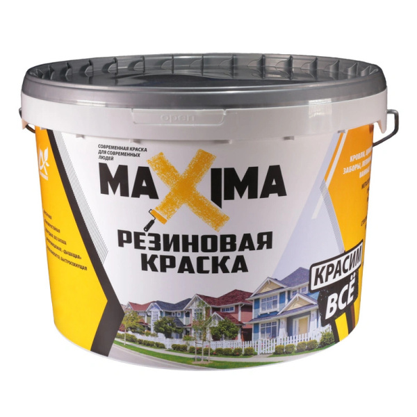 Резиновая краска "Maxima", RAL 7024, 1кг