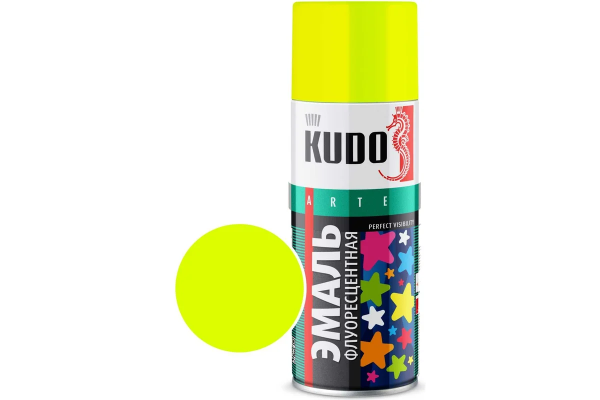 Эмаль флуоресцентная лимонно-желтая "KUDO" KU-1204 (12) CCC