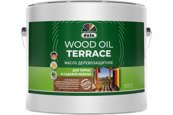 Масло "Dufa" Wood OIL Fassade белый 2(л)