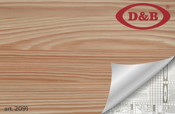 2091 Пленка  самокл. D&B  0.90*8м    дерево светлое /6