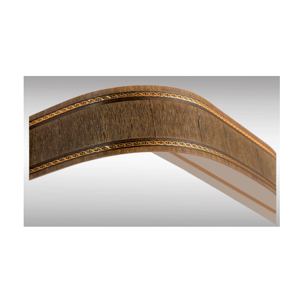 Карниз 3-х рядный "Модерн" 1,6м орех МК / "BroDecor" №425  N