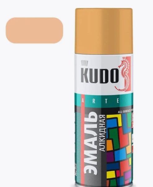 Эмаль универсальная бежевая "KUDO" KU-1009