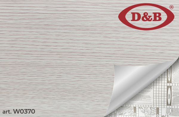 0370W Пленка  самокл. D&B  0.67*8м    дерево кремовое /6