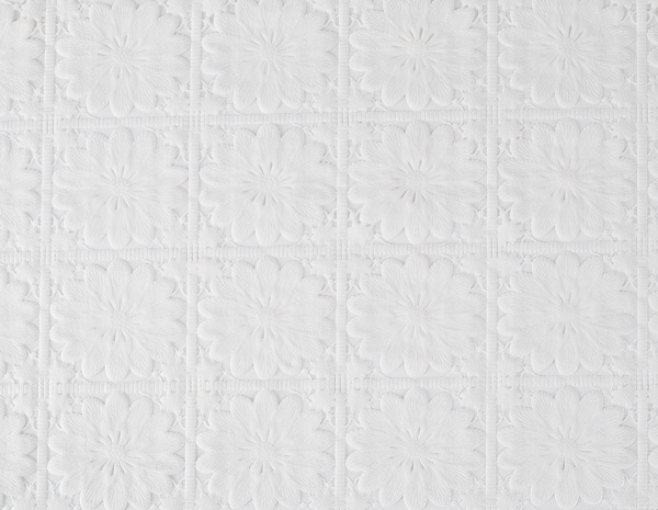 Клеенка EASY LACE YL-027E ажурная ПВХ белая 1,32*22м